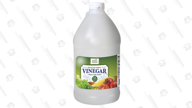 White vinegar is a strong asid. Most odors are bases. Combine them, and you get a level pH, and (hopefully) no more smell.